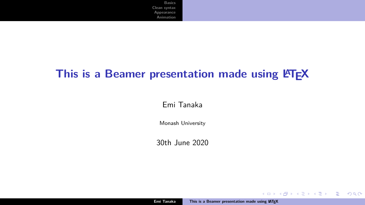 What is a Presentation Clicker? - LaTeX Beamer